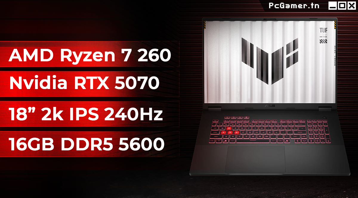 asus tuf a18 2025 specs