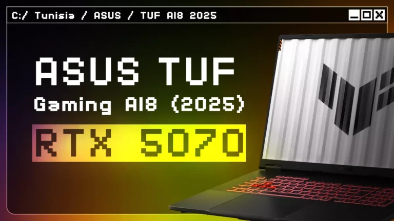 asus tuf a18 rtx 5070 tunisia