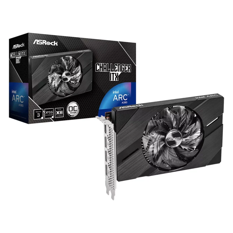 asrock-intel-arc-a380-challenger-itx-6gb-oc- ASRock Intel Arc A380 Challenger ITX 6GB OC