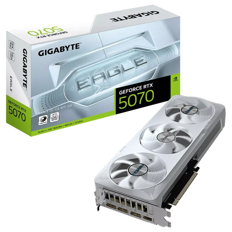 gigabyte-geforce-rtx-5070-eagle-oc-ice-sff-12g Gigabyte GeForce RTX 5070 EAGLE OC ICE SFF 12G