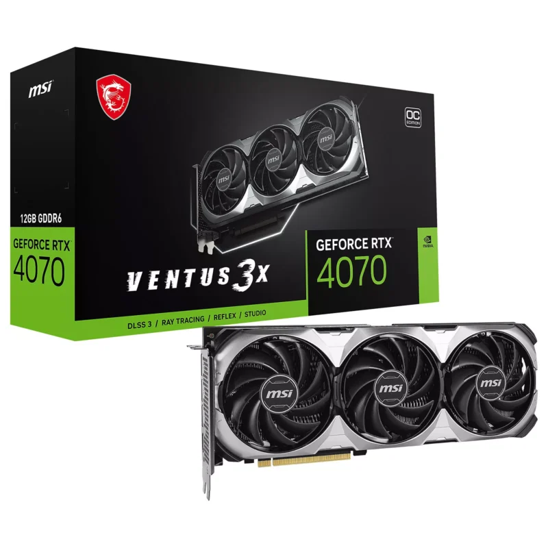 MSI GeForce RTX 4070 VENTUS 3X E1 12G OC