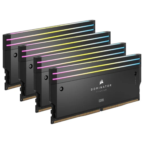 Corsair Dominator Titanium DDR5 RGB 64 GB (4 x 16 GB) 6000 MHz CL36 - Black