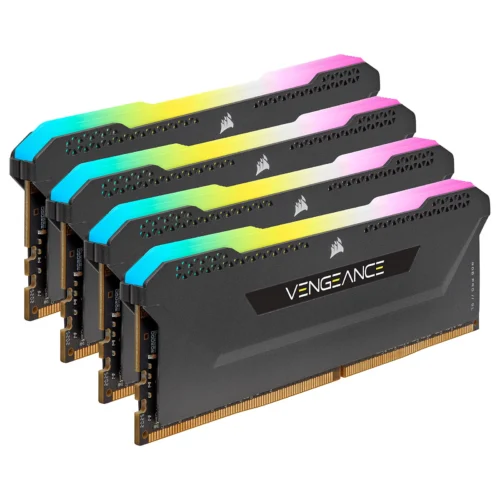 Corsair Vengeance RGB PRO SL Series 32GB (4x8GB) DDR4 3200MHz CL16 - Black