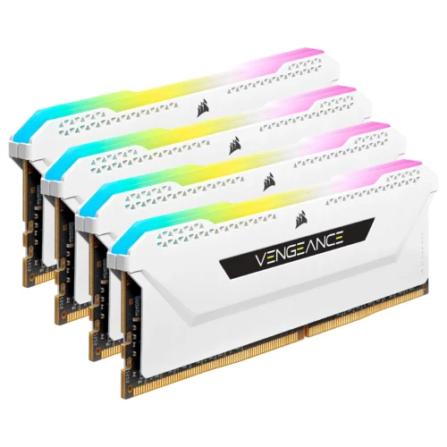 Corsair Vengeance RGB PRO SL Series 32GB (4x8GB) DDR4 3600MHz CL18 - White
