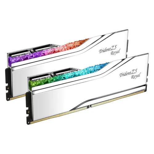 G.Skill Trident Z5 Royal 64 GB (2 x 32 GB) DDR5 6000 MHz CL28 - Silver .