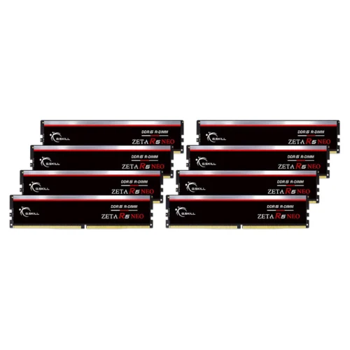 G.Skill Zeta R5 Neo 384GB (8 x 48GB) DDR5 ECC Registered 6400 MHz CL32.