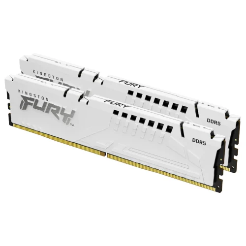 Kingston FURY Beast 32GB (2 x 16GB) DDR5 6400 MHz CL32 - White .