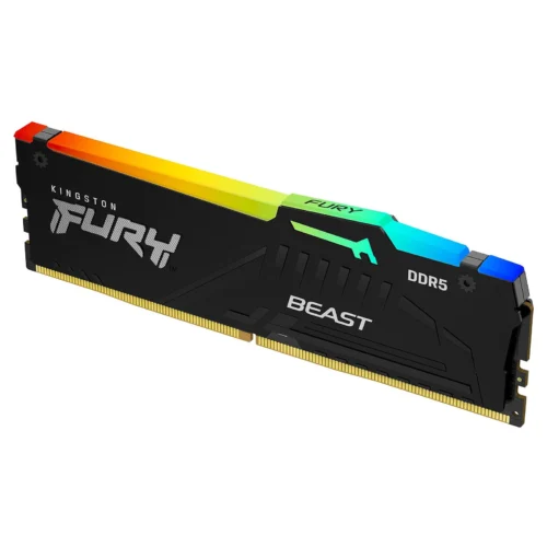 Kingston FURY Beast RGB 16GB DDR5 6000 MHz CL36.