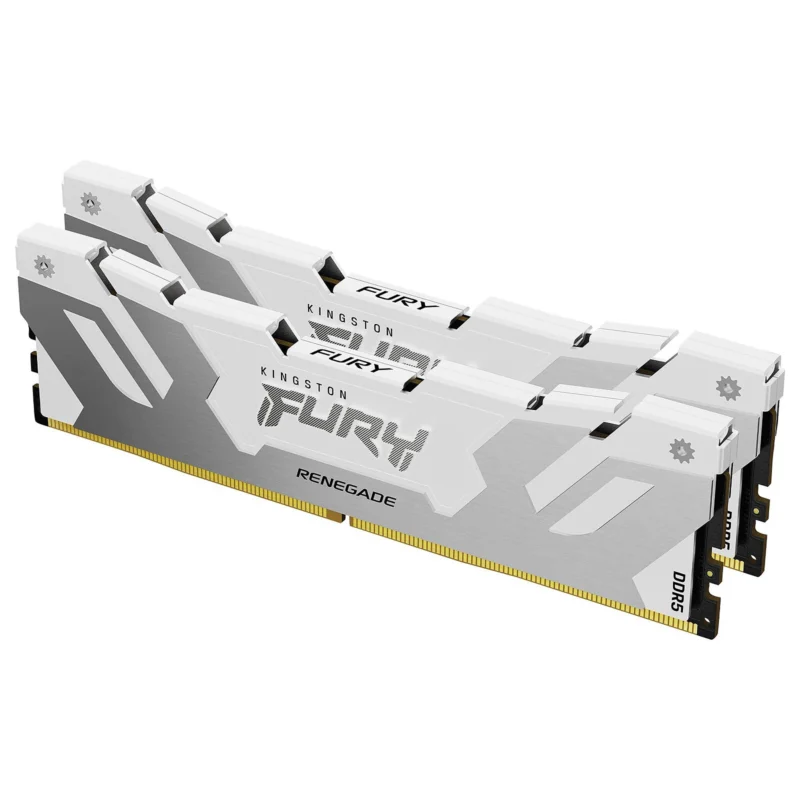 Kingston FURY Renegade 32GB (2 x 16GB) DDR5 6400 MHz CL32 - White .